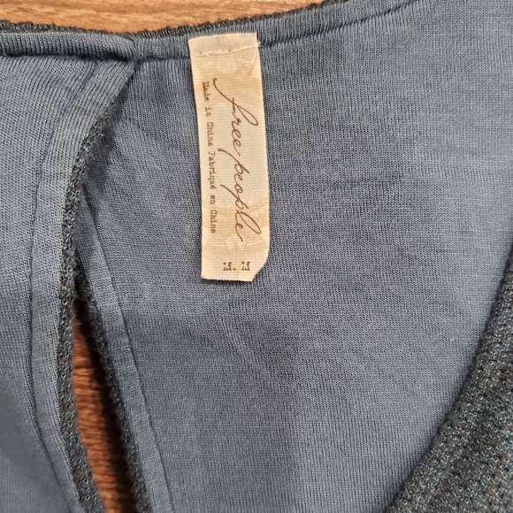 ✨️HP✨️ Free People Teal Hearstopper Fit and Flare Dress in size Medium - Picture 9 of 12